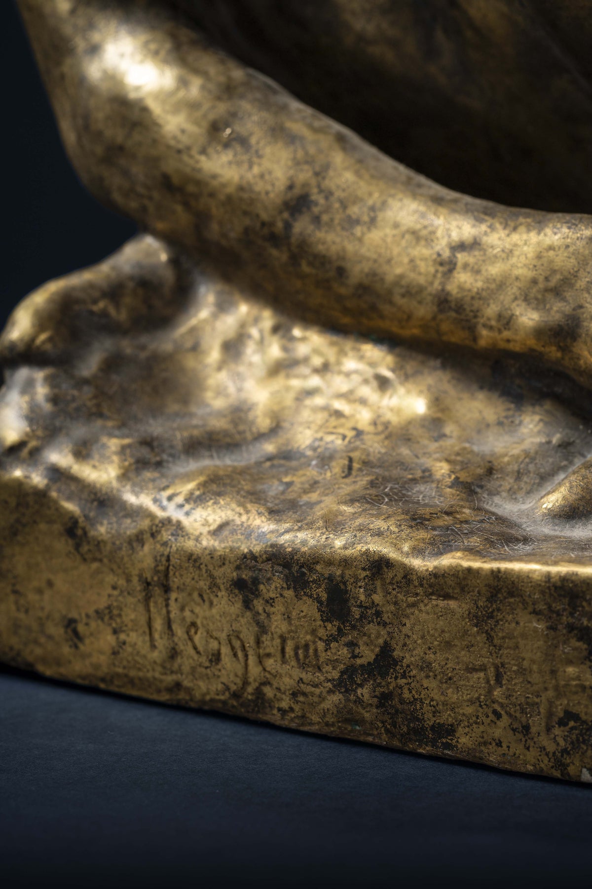 Jean Mayodon (1893-1967), Femme accroupie, dit aussi La Luxure d'après Auguste Rodin
