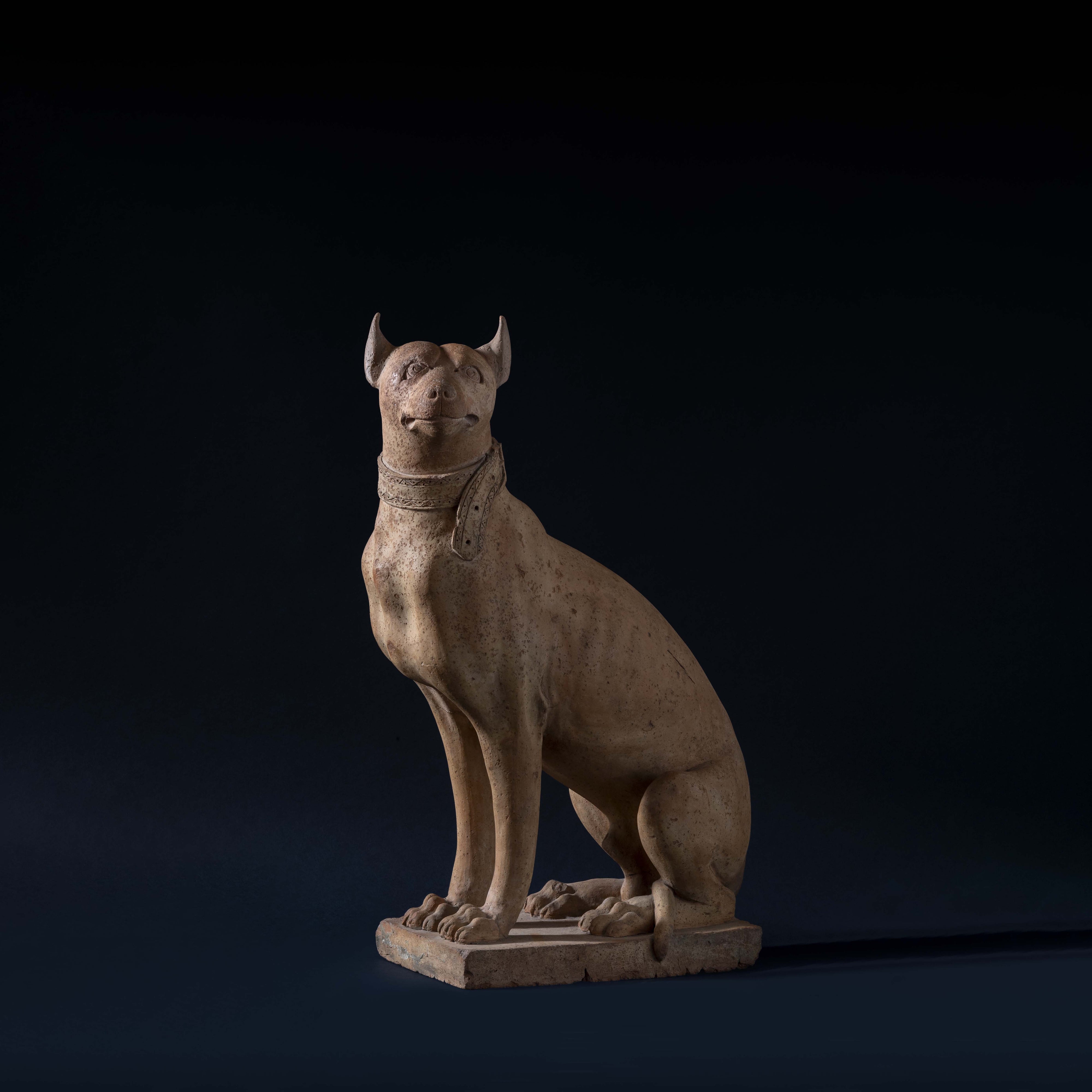 Cercle de Romolo Ferrucci del Tadda (1544-1621), Paire de chiens molosses assis