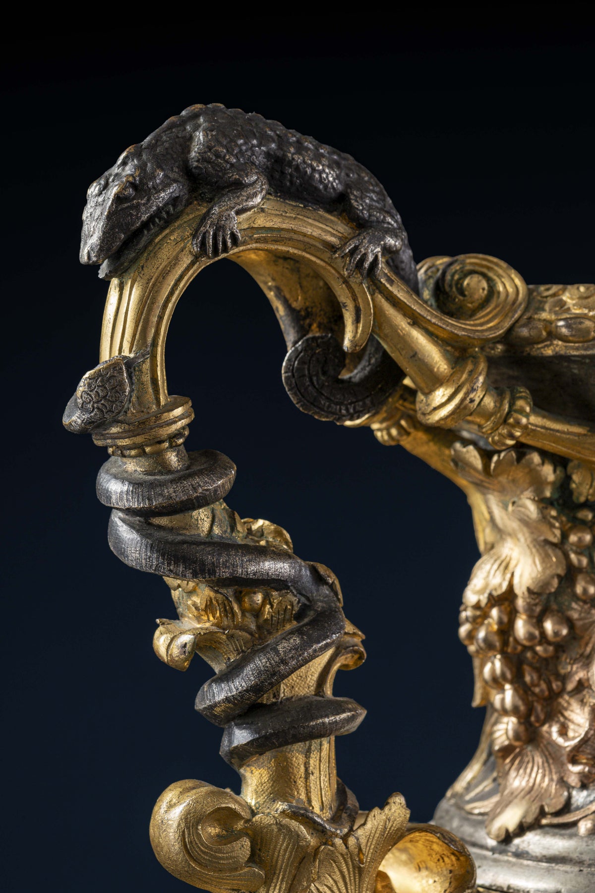 Vase aux crocodiles et aux serpents, attribué à Louis-Constant Sévin (1821-1888)