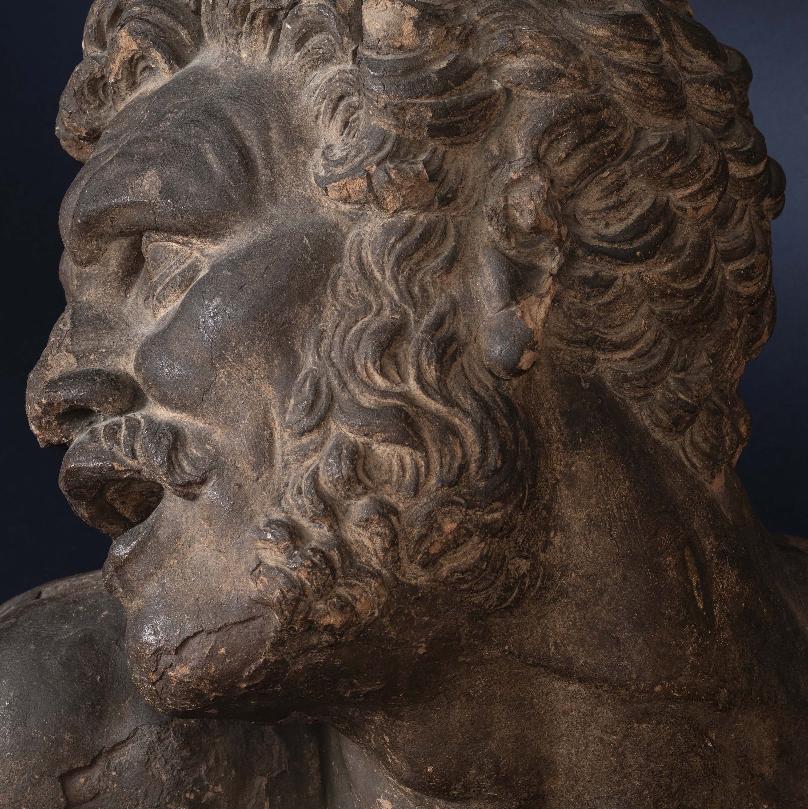 D’après Pierre Puget (1620-1694), Buste du Milon de Crotone
