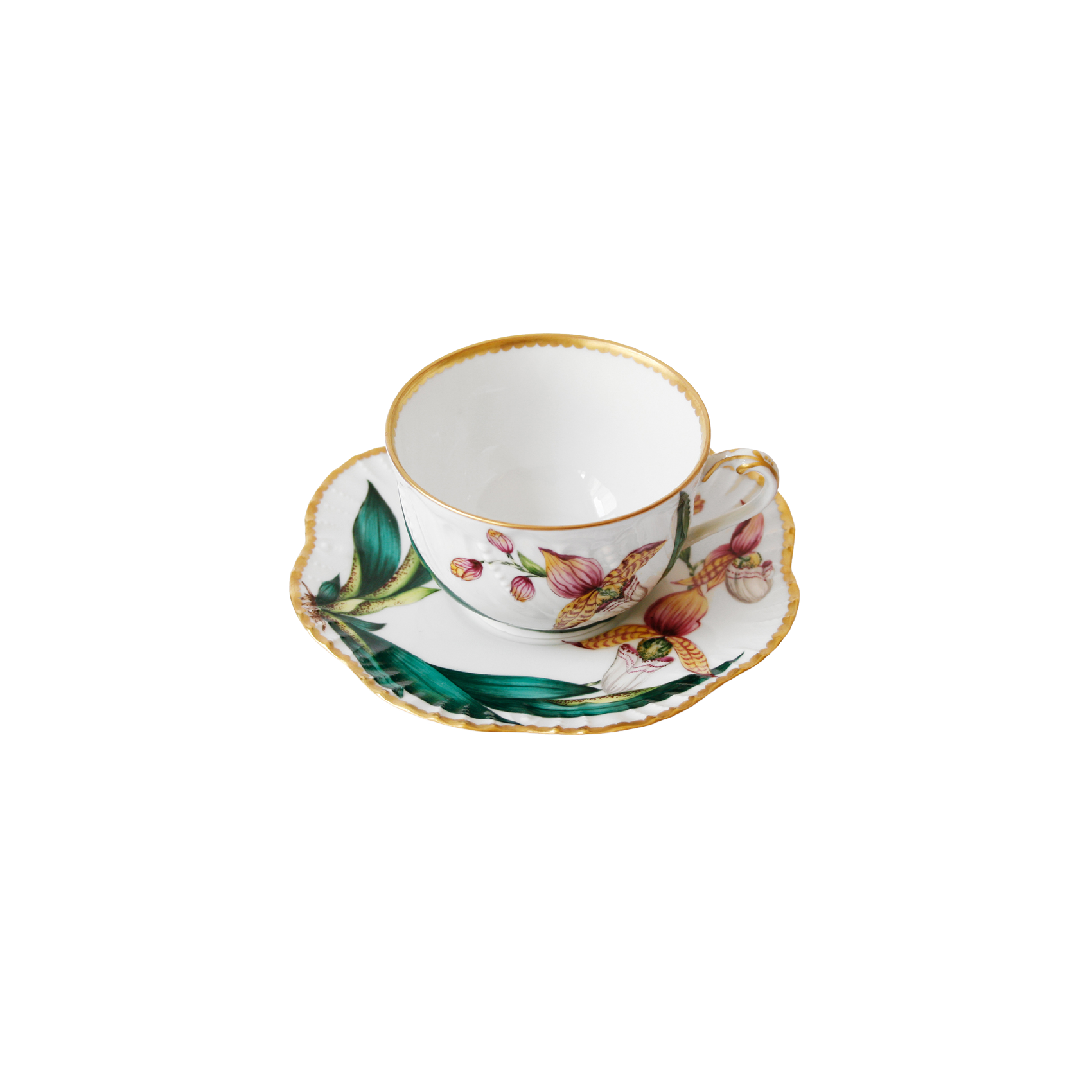 Histoires d'Orchidées - Tea cup and saucer
